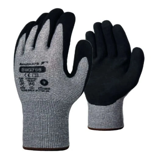 Benchmark BMG758 Grip Glove with High Cut Resistance and Sandy Nitrile Grip