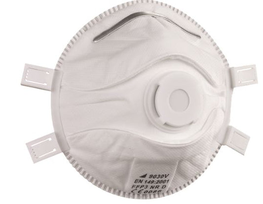 Alpha Solway 9030V P3 Valved Moulded Mask box of 5