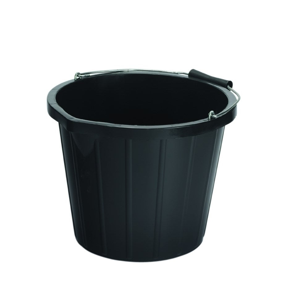 Black Industrial Bucket