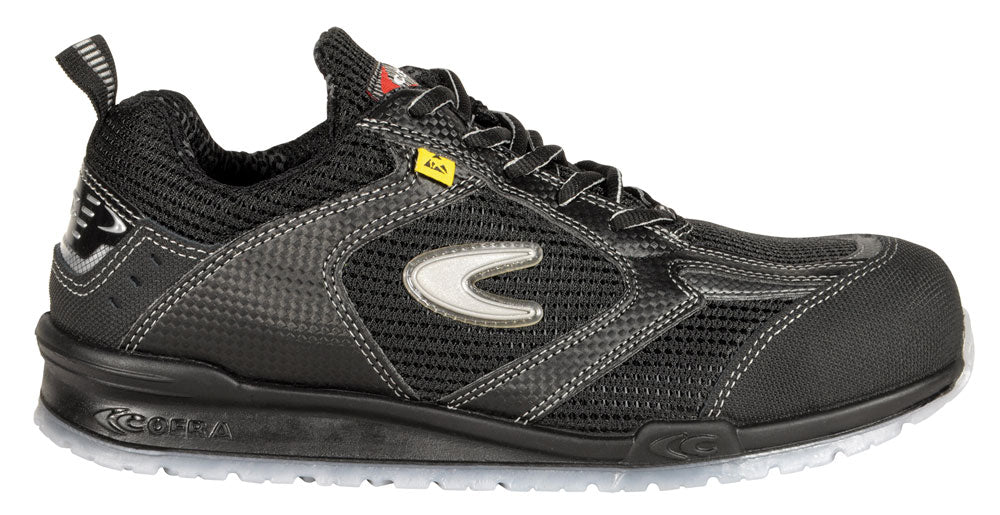 Cofra Kress ESD S1P Black Safety Trainer