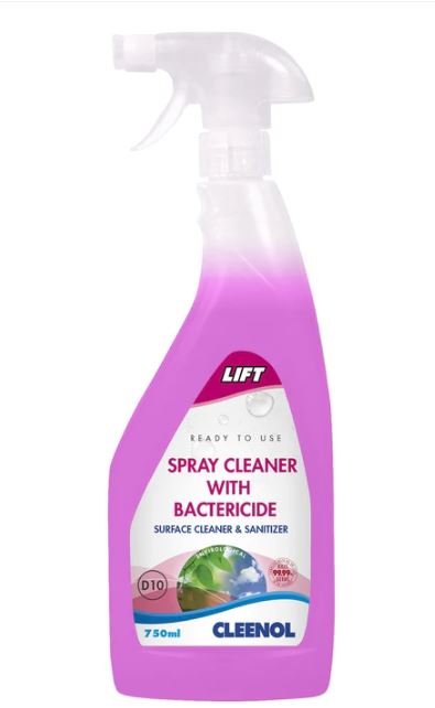 Lift D10 Spray Cleaner with Bactericide 750ml