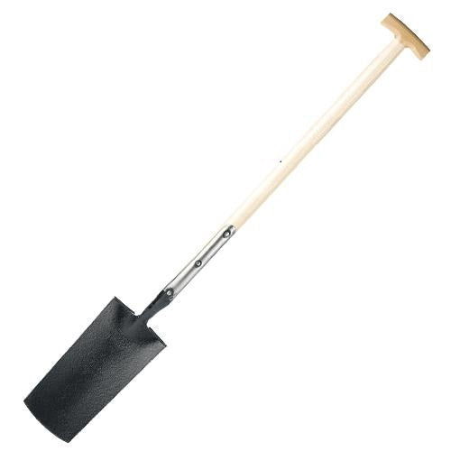 Irish Wooden Handle Digging Spade 13"