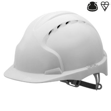 JSP EVO3 Slip Ratchet Vented Safety Helmet